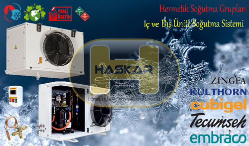 3hp (+) Zingfa Kompresörlü Yüksek Basınç Soğutma Grubu 380V R404a
